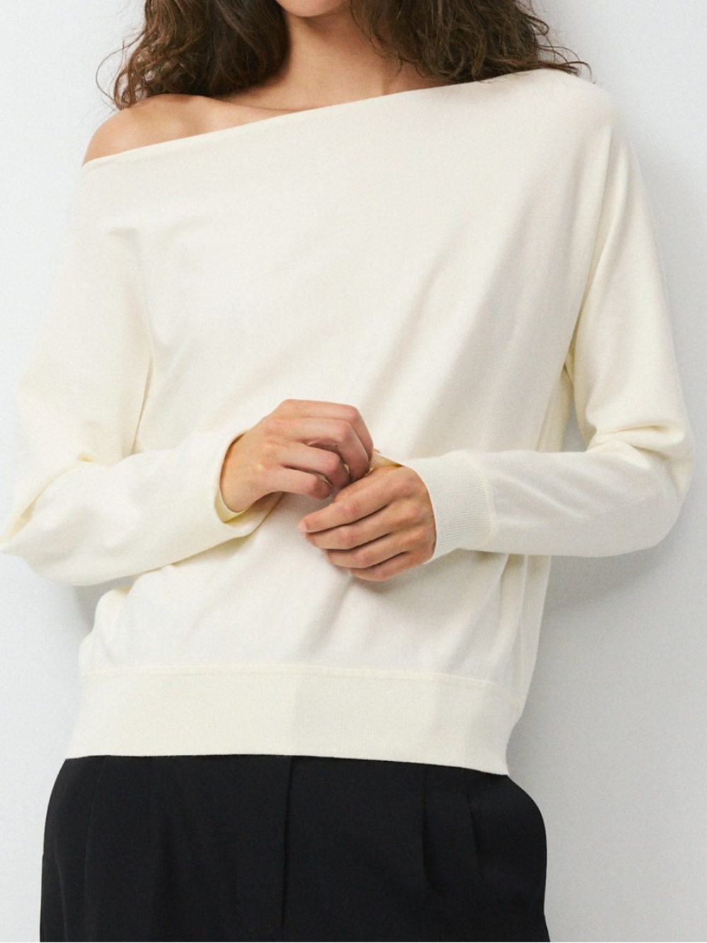 Aritzia Babaton Inspiration Sweater in Light Birch